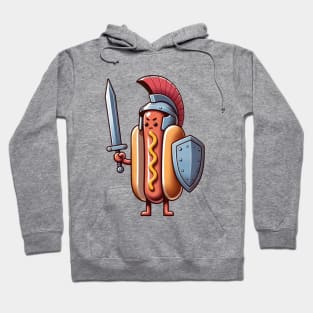 Glizzy Gladiator | Hot Dog Warrior Funny Food Hoodie